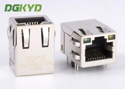 Conector de 90 ethernet RJ45 do gato 5 do grau com o magnético para transceptores do sinal