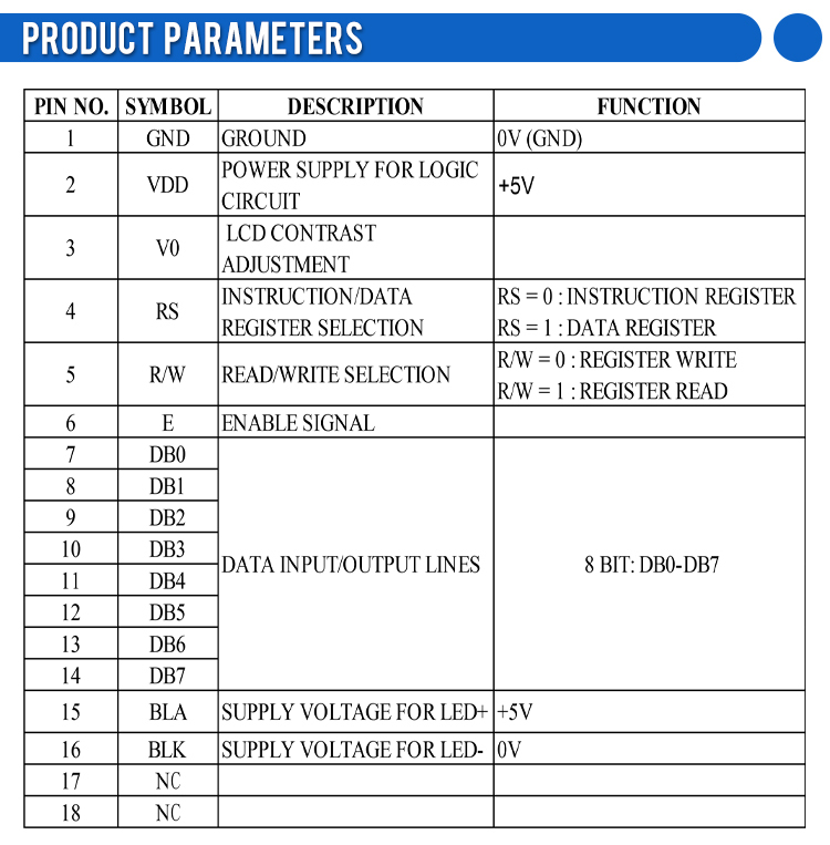 Cyrillic Yellow Green Film 2004C-1 LCD Module Large Character Industrial Grade Display Screen 18PIN