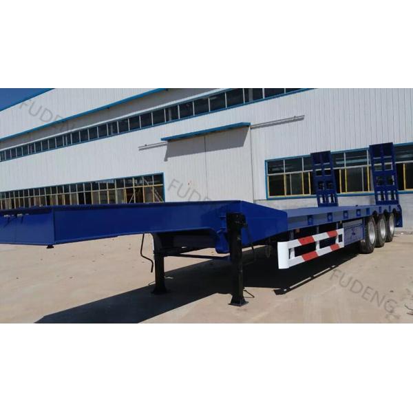 Welding Transport Q345B 13M 70T Low Loader Semi Trailer