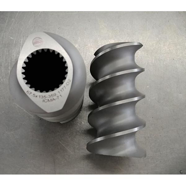 TEX90 Quality Double Flighted Long Pitch Twin Screw Extruder Parts