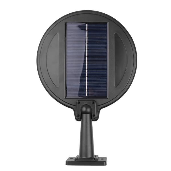 Round Waterproof PIR Motion Sensor Smart Remote Control Wall Lamp Solar Energy Outdoor Garden Solar Light