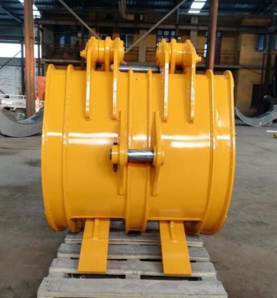 Râteau de débroussaillage pour excavatrice d'usine durable 1-100T Q345 Acier NM400