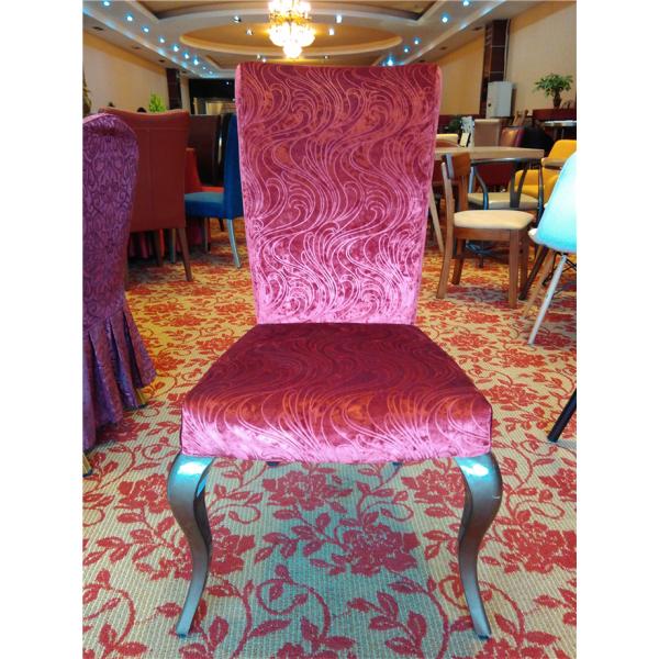 Fabric Metal Dining Chairs with High Quality For sale (YF-129)