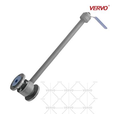 Do grau -196 criogênico macio completo do flutuador do selo do furo da libra RF API 608 da polegada 150 da válvula de bola LF2 da flutuação DN50 2 baixa temperatura