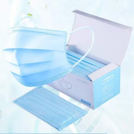 3 Ply Disposable Non Woven Face Mask , Anti Allergic Disposable Breathing Mask