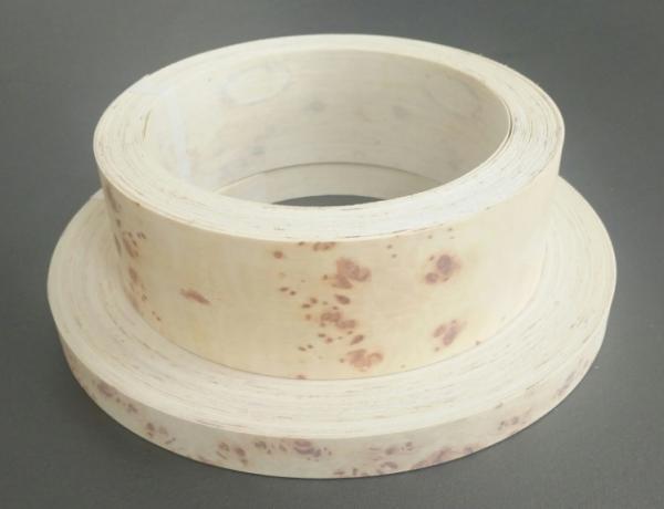 Mappa Burl Profile Wrapping Veneer Profile Wrapping Mappa Burl Wood Veneer Rolls for Furniture Door Plywood Mouldings