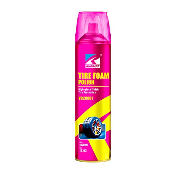 Biaobang 650ml VOC Compliant Tyre Foam Polish for Effortless Shine on Vehicle Tires