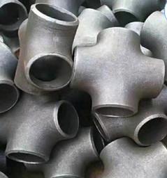 Weld Metal Carbon Steel 4 Way Cross Pipe Connector Fittings MSS SP75 Gr B