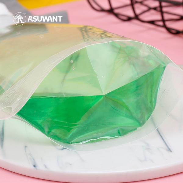 Customized Biodegradable Spout Pouch Refill For Clear Water Liquid Beverage