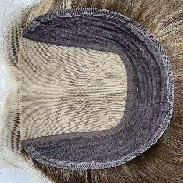 Ready to Ship Large Base 7x8 8x9 9''*9'' 9x10 Jewish Silk Base Topper Top Virgin Human Hair for Women 14-18inches Length