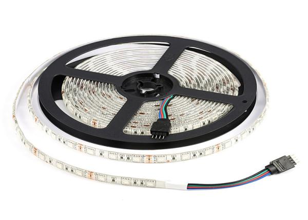 Waterproof IP65 LED RGB Strip Lights 12V High Brightness Decorative 60LEDS / M