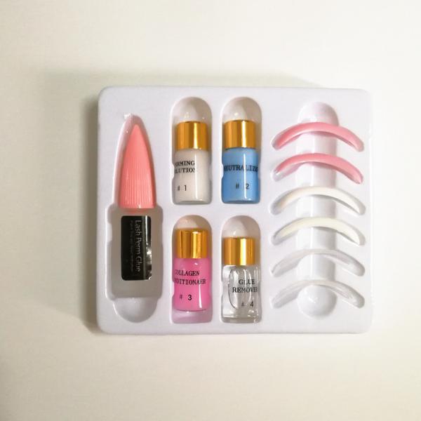 La mèche Perming de kit de Perm de cil de kit d'ascenseur de mèche de la CE de MSDS a placé le silicone semi permanent Rod de bigoudi de Perming d'outils de maquillage et la colle