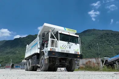 110 Ton Payload Electric Mining Truck with Zero Emission and Dual Motor Drive for High Productivity