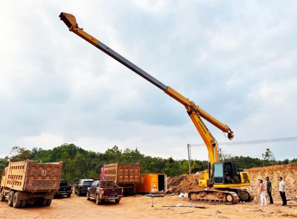Excavator Telescopic Stick for Pipeline & Utility Installation