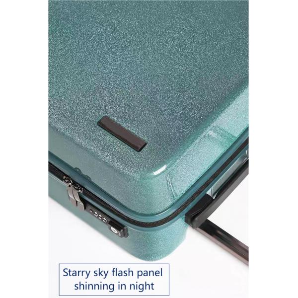 Novelty Hard Side Carry On Luggage Hard Cover Luggage With Electroplating