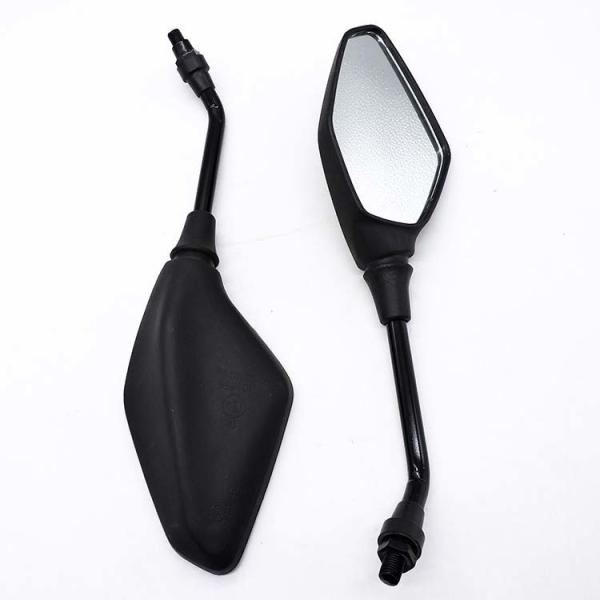 Convex Surface 10mm Rear View Side Mirror for Bajaj Motorcycle Universal Replace/Repair