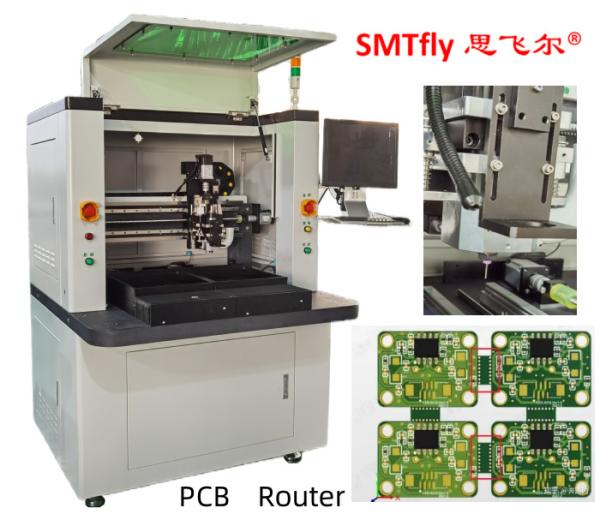 Off-line máquina de posicionamento do fabricante da placa de circuito de 0.01mm, máquina de Depaneling do router do PWB
