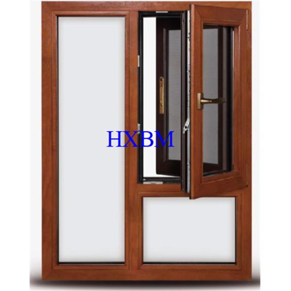 Древесина Windows ветра устойчивая алюминиевая одетая для проекта строительства