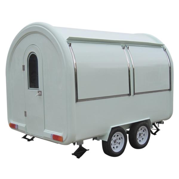 High Productivity Food Trailer with Stainless Steel Insulation and Tempered Glass