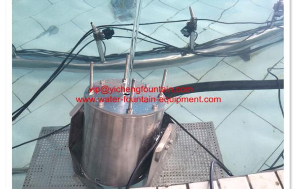 SS 304 Water Fountain Equipment Indoor Jumping Jets Water Fountain Jets LED RGB
