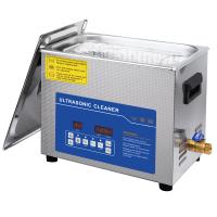 Limpieza industrial de ultrasonido de 10 litros Calentador de energía de 240W Temporizador de control digital Acero inoxidable para motocicletas Partes de herramientas Cadenas