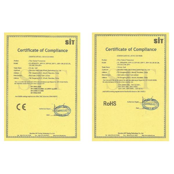 Би-Ди СФП 20км 1310нм ТС 1490нм РС компакта модуля 155М/1.25г/2.5г приемопередатчика КСФП оптически