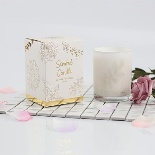 Home Decoration Transparent Scented Soy Jar Candles With Metal Silver Lid