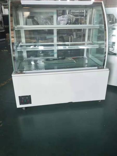 Open the door cake cabinet, air cooled refrigerator, table, room temperature west pastry