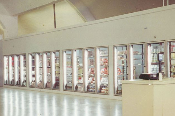 Refrigerated прогулка комнаты холодильных установок оборудования в более холодном дисплее замораживателя
