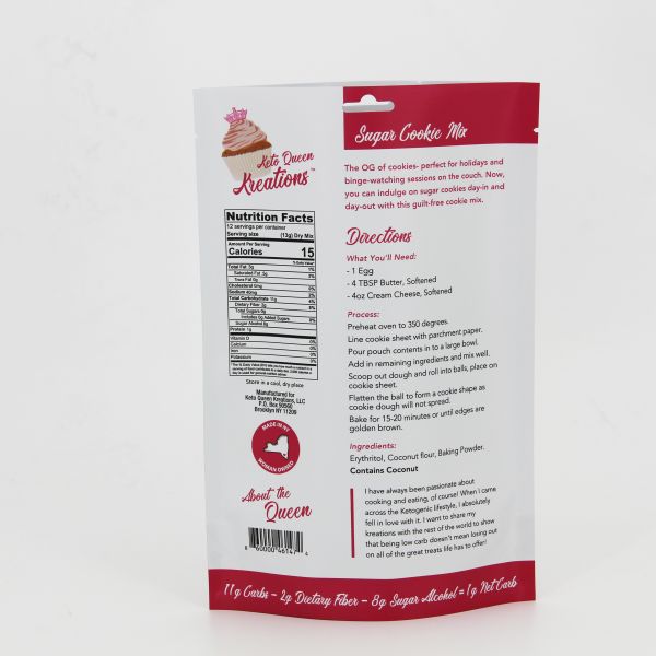 Cookie Chip Stand Up Zipper Pouch  Bags 300 Micron CMYK Printing