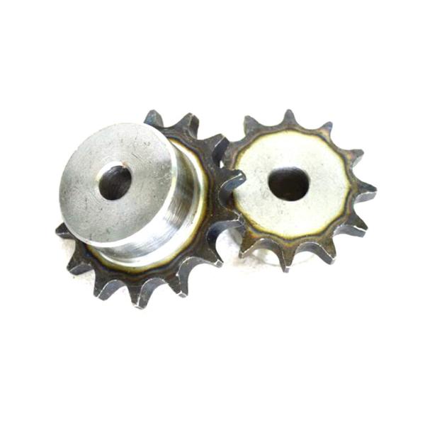 24A10T Blacken Treatment Harden Tooth C45 steel large platewheels roller chain sprocket