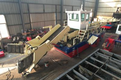 Paddle Wheel Weed Collecting Boat For River Cleaning