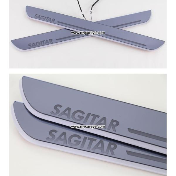 Volkswagen Sagitar car welcome light led Moving Door sill Scuff Pedal Lights