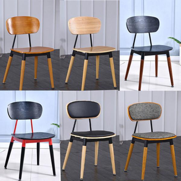 restaurante do fast food da cafetaria de 79cm Bent Plywood Dining Chair Retro