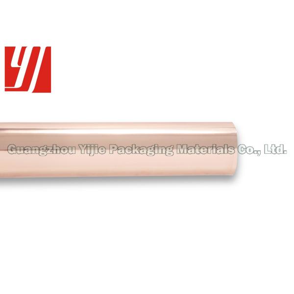 PET 25 Micron Copper Hot Stamping Foil For Film Lamination