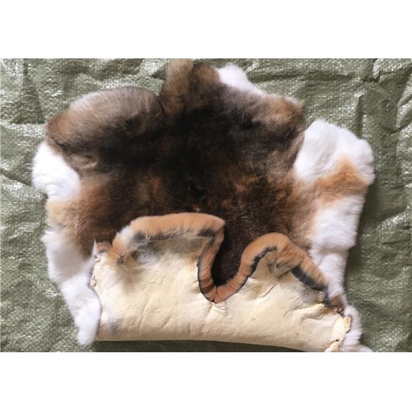 Piel auténtica del conejo de las chaquetas para el tiro del invierno, pieles blancas de la piel del conejo de los 22*30cm 