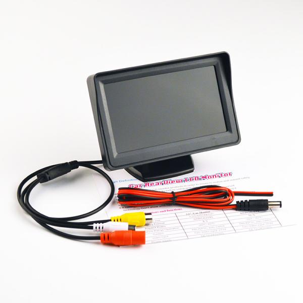 Desktop 4.3 car tft lcd monitor 12v power vehicle rear view monitor