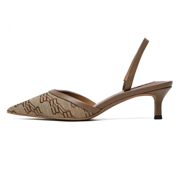 Mature And Sexy Women'S High -Heeled Shoes Lace Shoe Women'S High -Rich Sandals