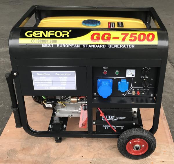 TUV Certificate Small Gasoline Generator , Electric Start Generator 25L Fuel Tank