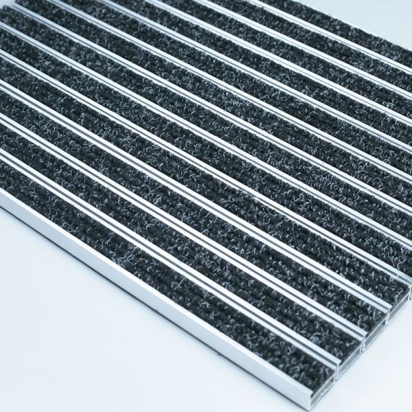 Heavy Duty Aluminum Anti Slip Entrance Mat For Commercial High Traffic Areas