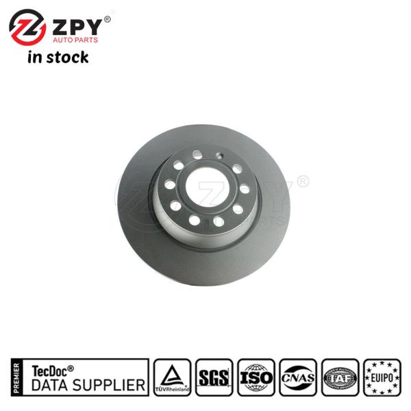 ZPY 5Q0615601G Rear Brake Disc For Volkswagen Golf MK7 Audi A3 8V Skoda Octavia