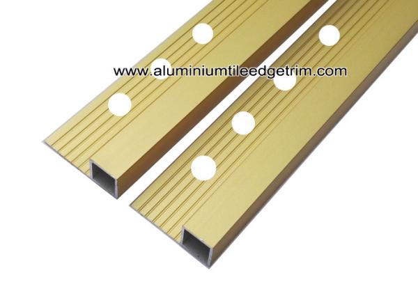 High End Metal Tile Corner Trim For Ceramic Tile Edging Matt Gold 10mm