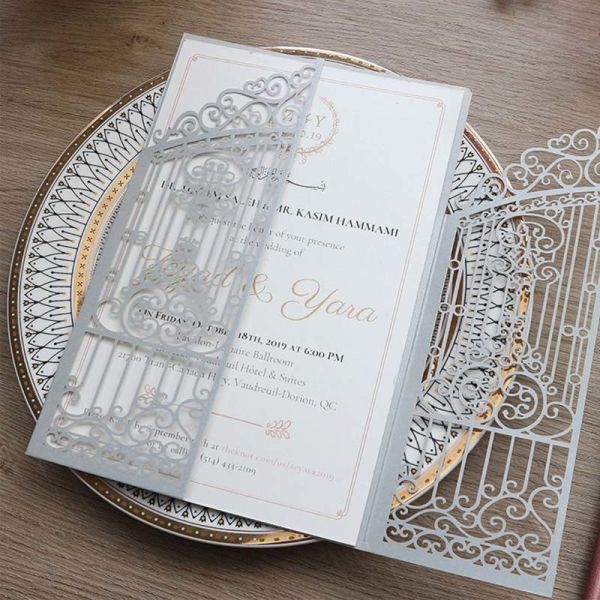 Mr And Mrs Wedding Invitation Gift Card Envelopes 3d Butterfly Laser Cut