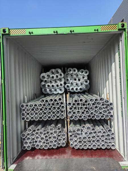 Construction Engineering Hot Dip Galvanized Round Pipe Helical Piles Q355