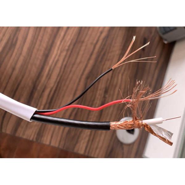 Супер кабель CCTV Turbo RG59 RG59U 2C CCA оптовый с сиамским коаксиальным кабелем 0.75/1.0MM2