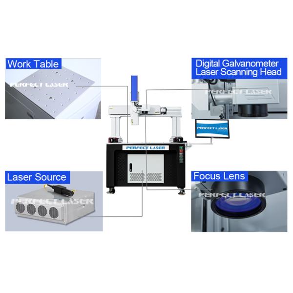 Precisión de la marca de la joyería alta del área del laser de la máquina negra blanca grande de aluminio de la aguafuerte