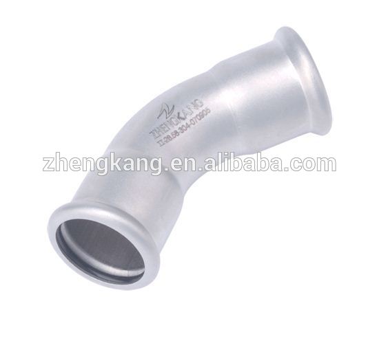 Stainless Steel Press Fittings 90 elbow factory