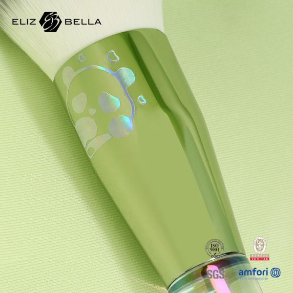 12pcs brosses à poignées en plastique transparent brosses cosmétiques personnalisées avec conception laser