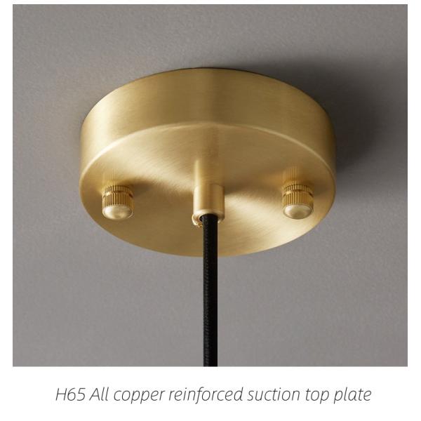 Nordic Creative Natural Marble Chandelier Bedroom Restaurant Bar Luxury Brass Lamp