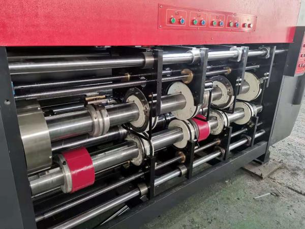 2 Color Flexo Printer Slotter Die Cutter Economic High Configuration Type Lead Edge Feeding
